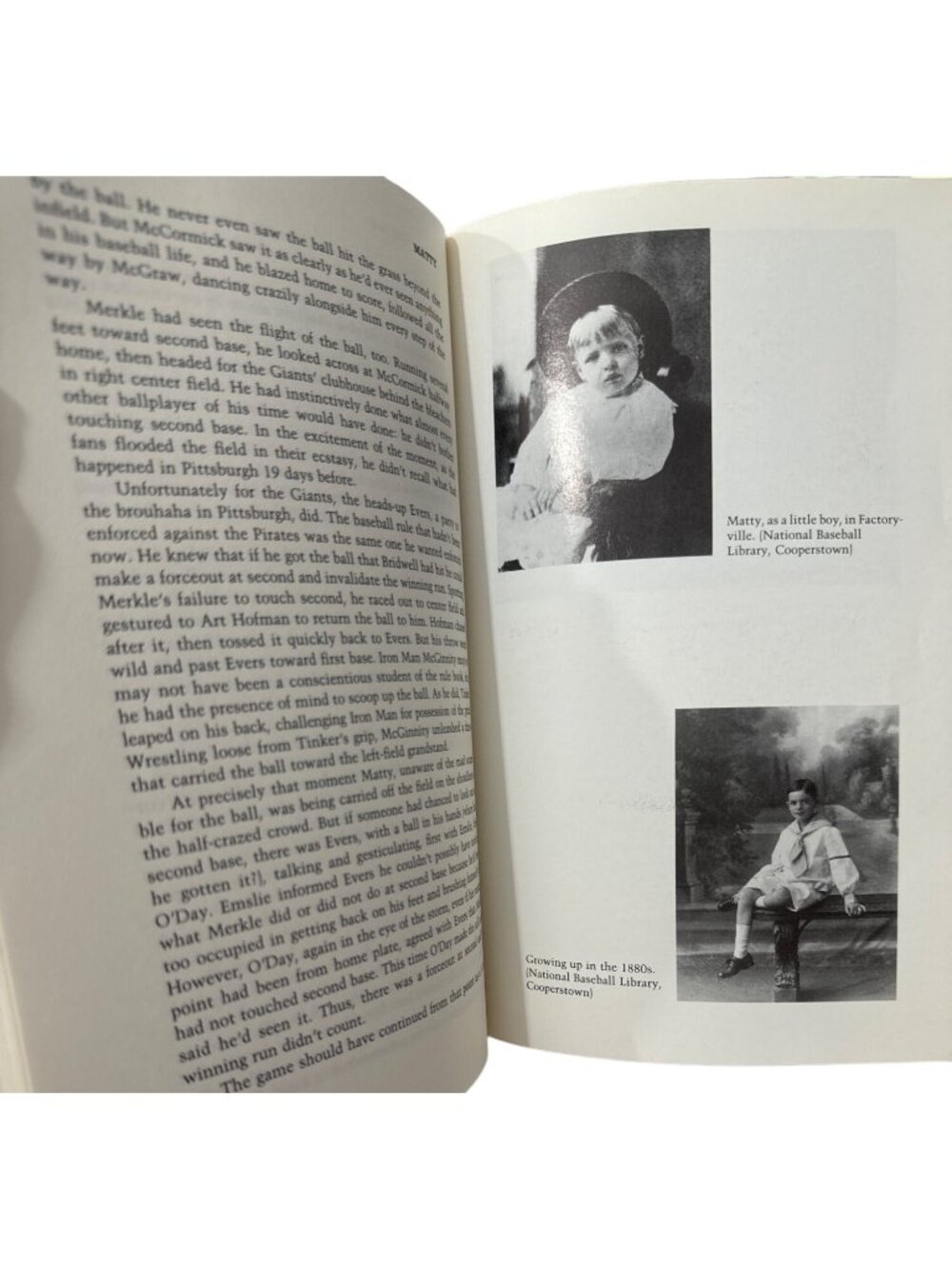 CHRISTY MATHEWSON Matty American Hero 1993 Ray Robinson NEW YORK GIANTS Oxford - Picture 7 of 16